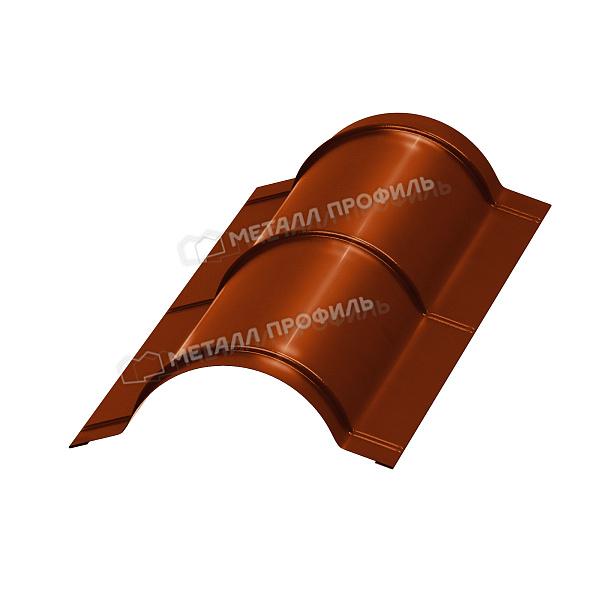 Планка конька круглого R110х2000 (AGNETA-03-Copper\Copper-0.5) ― где купить в Бишкеке? В нашем интернет-магазине!